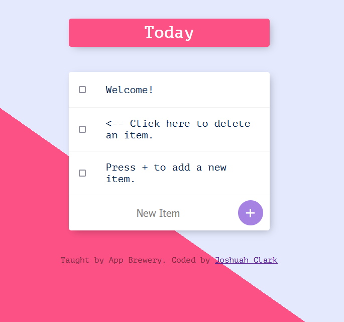 Refrence to todo list